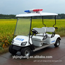 Carro de golfe da polícia de 4 assentos com motor 3KW e preço apropriado para venda